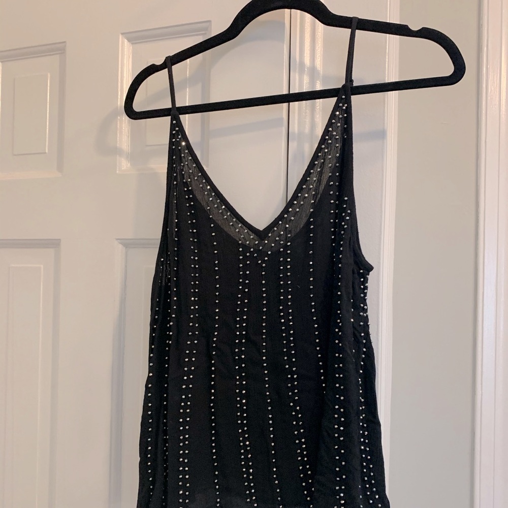 Free People swingy black cami